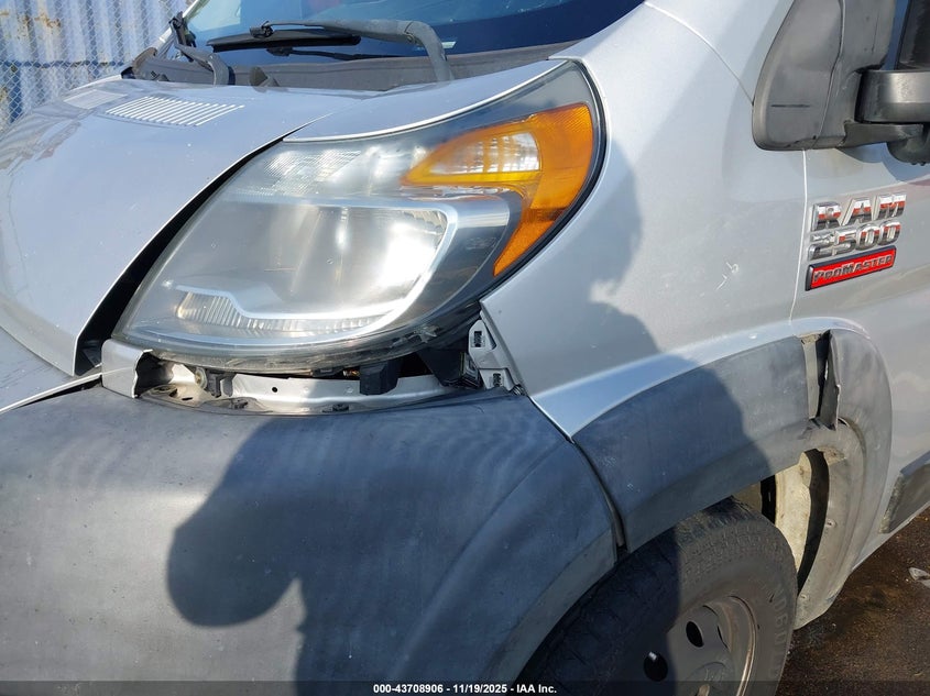 2014 Ram Promaster 2500 High Roof VIN: 3C6TRVDG9EE119291 Lot: 43708906