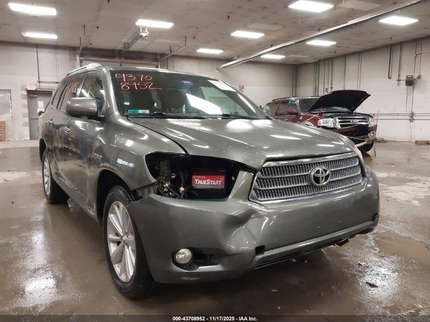 2009 Toyota Highlander Hybrid Limited VIN: JTEEW44A892033677 Lot: 43708952