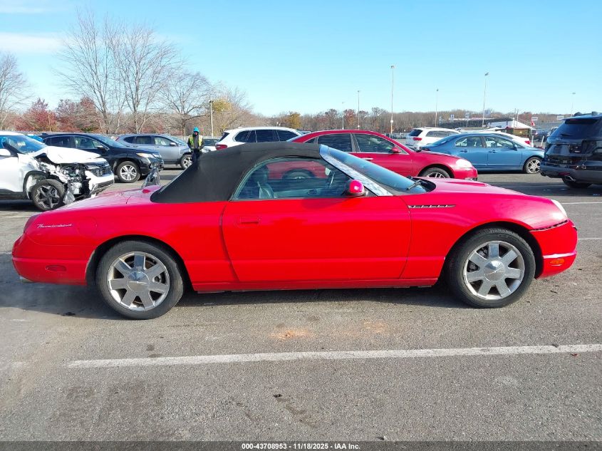 2002 Ford Thunderbird VIN: 1FAHP60A22Y114456 Lot: 43708953