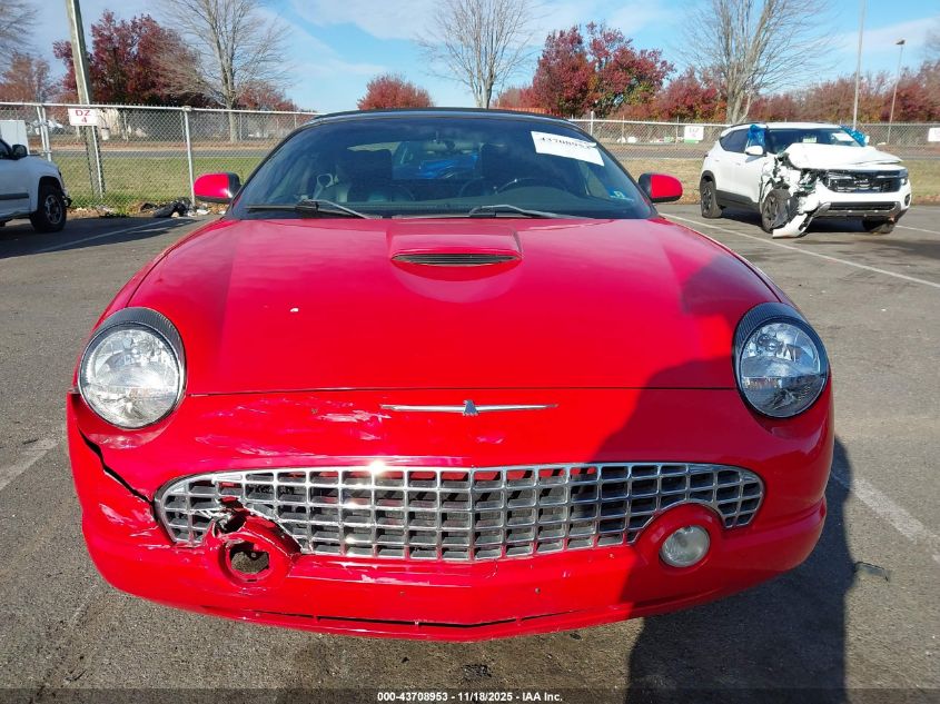 2002 Ford Thunderbird VIN: 1FAHP60A22Y114456 Lot: 43708953