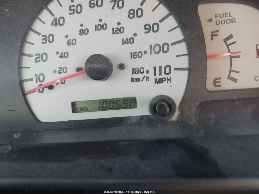 2002 Toyota Tacoma Base V6 VIN: 5TEWN72N32Z004849 Lot: 43708956