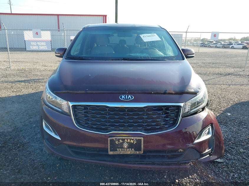 2019 Kia Sedona Lx VIN: KNDMB5C12K6512632 Lot: 43708985