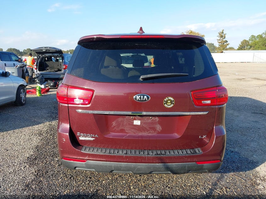 2019 Kia Sedona Lx VIN: KNDMB5C12K6512632 Lot: 43708985