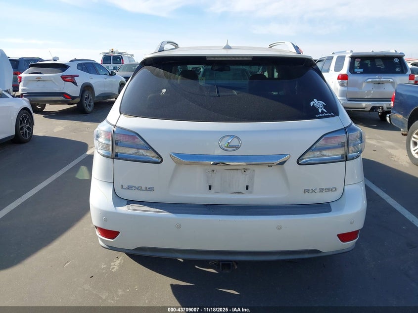 2010 Lexus Rx 350 VIN: 2T2BK1BA2AC068978 Lot: 43709007
