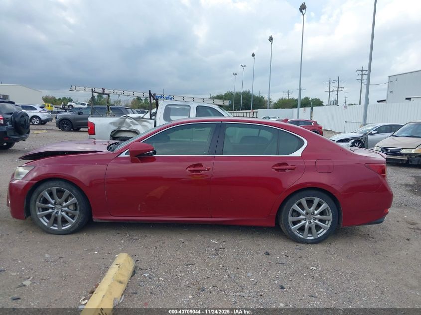 2013 Lexus Gs 350 VIN: JTHBE1BL7D5012757 Lot: 43709044