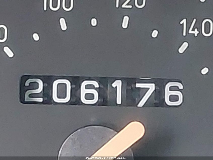 1998 Saab 9000 Cse VIN: YS3CF65R2W1003967 Lot: 43709080