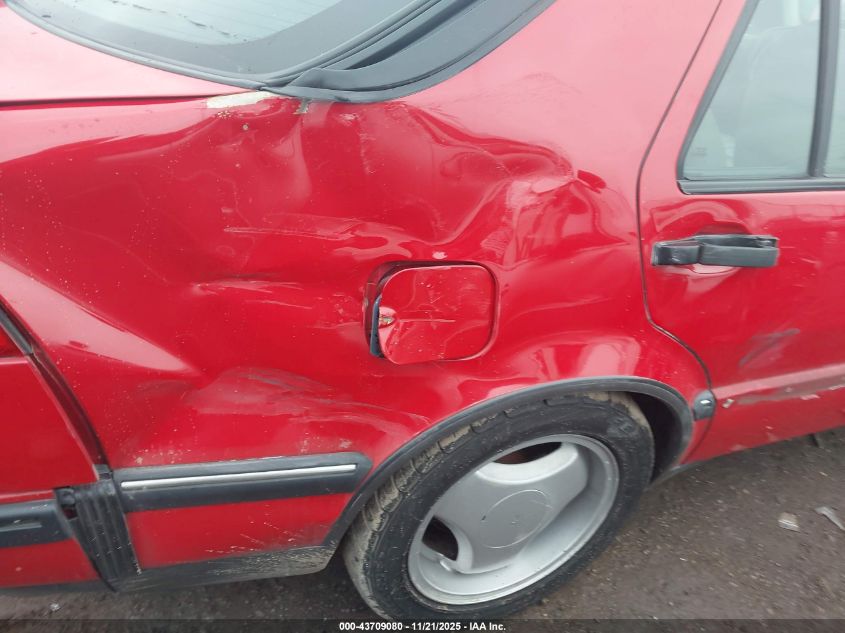 1998 Saab 9000 Cse VIN: YS3CF65R2W1003967 Lot: 43709080