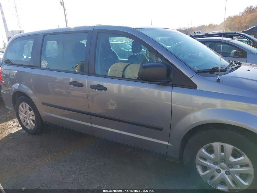 2016 Dodge Grand Caravan American Value Pkg VIN: 2C4RDGBG6GR227370 Lot: 43709094