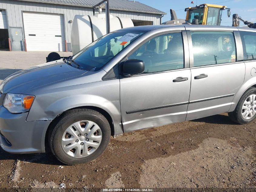2016 Dodge Grand Caravan American Value Pkg VIN: 2C4RDGBG6GR227370 Lot: 43709094