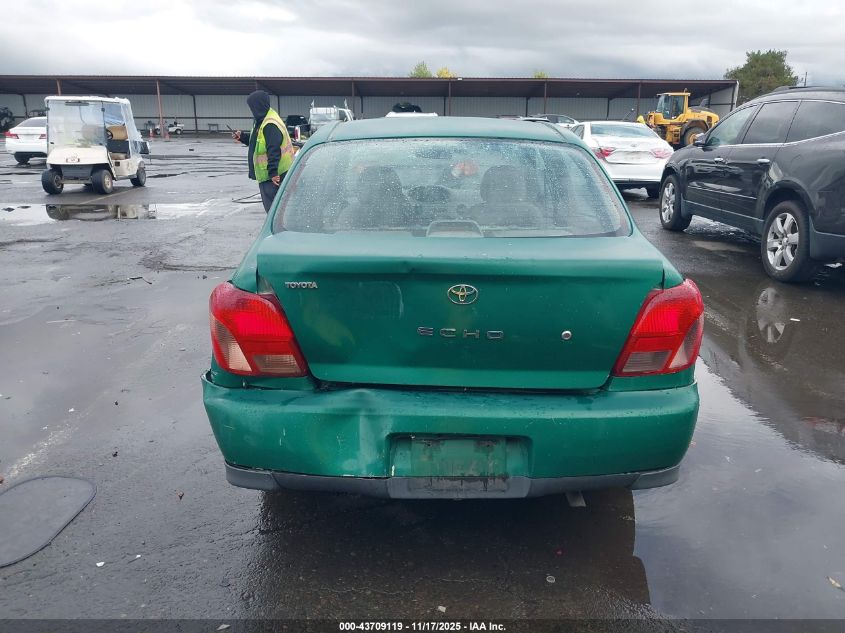 2001 Toyota Echo VIN: JTDBT123810134933 Lot: 43709119