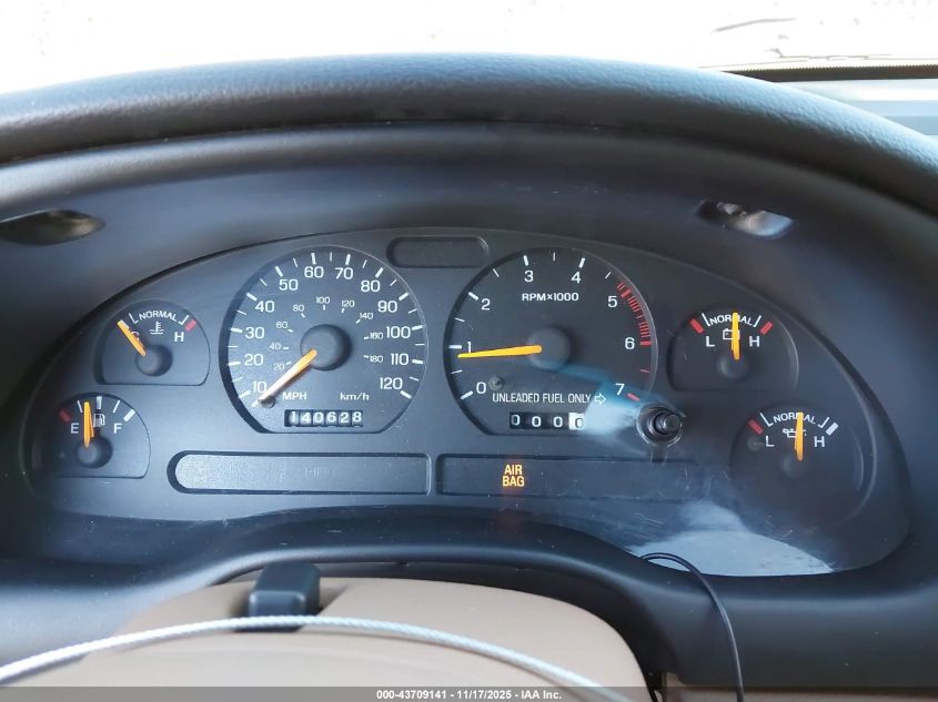 1998 Ford Mustang VIN: 1FAFP4443WF238785 Lot: 43709141