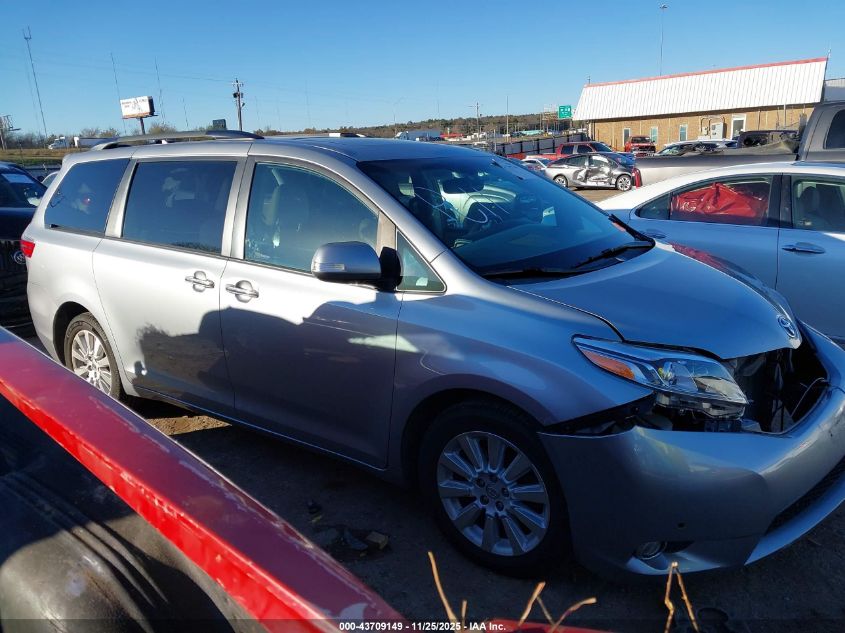 2015 Toyota Sienna Limited Premium 7 Passenger VIN: 5TDDK3DC7FS116044 Lot: 43709149
