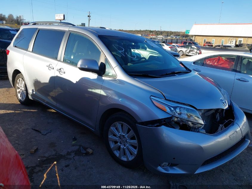 TOYOTA SIENNA LIMITED PREMIUM 7 PASSENGER
