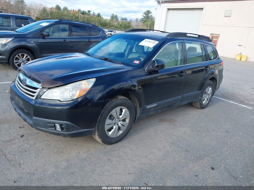 4S4BRBAC0B3422222 2011 SUBARU OUTBACK photo no. 2