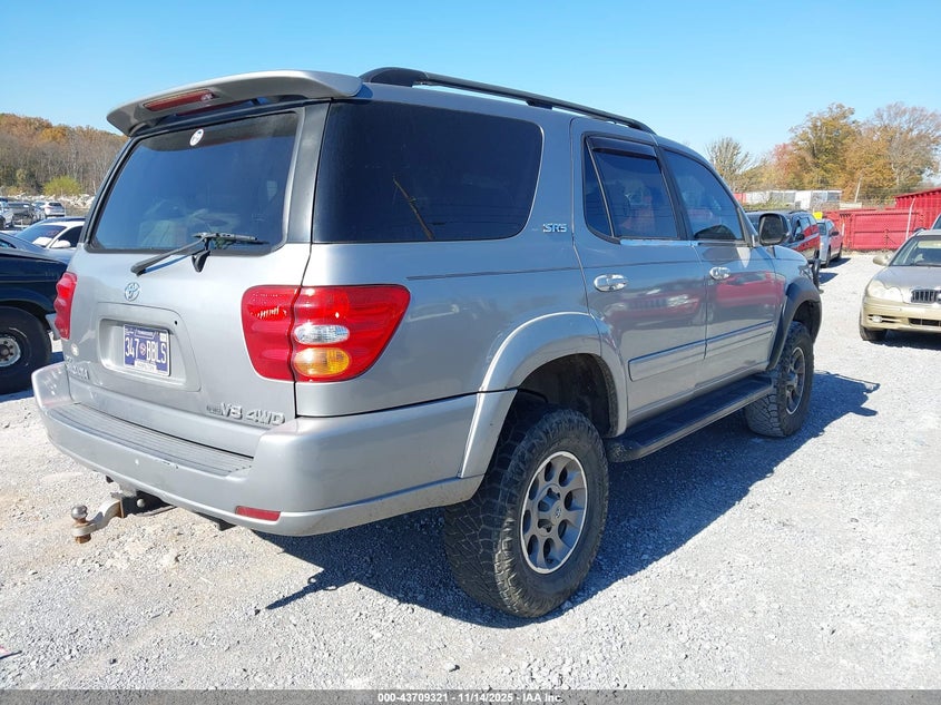 5TDBT44A71S019928 2001 TOYOTA SEQUOIA photo no. 4