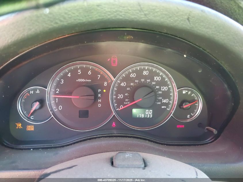 2009 Subaru Outback 2.5I VIN: 4S4BP61C097346386 Lot: 43709325