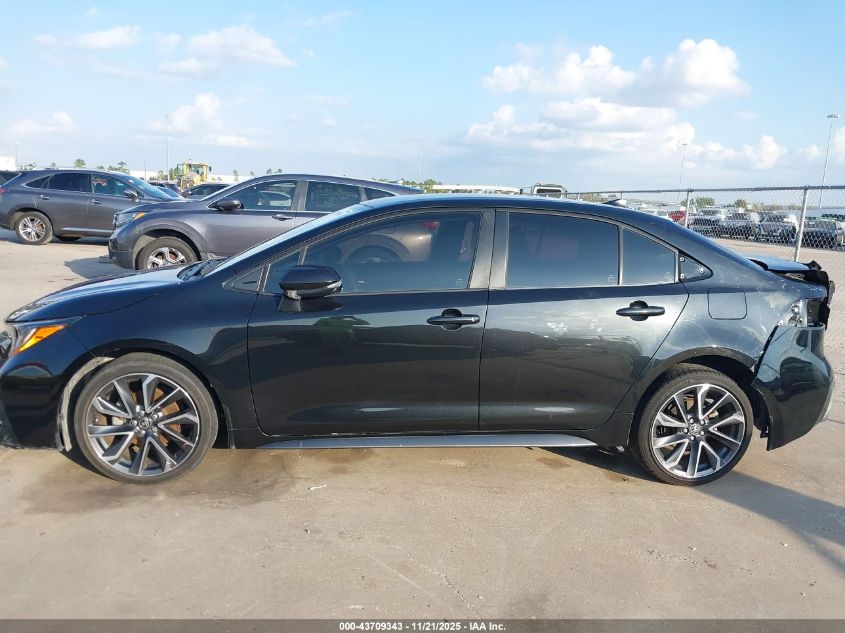 2022 Toyota Corolla Se VIN: JTDS4MCE8NJ091239 Lot: 43709343