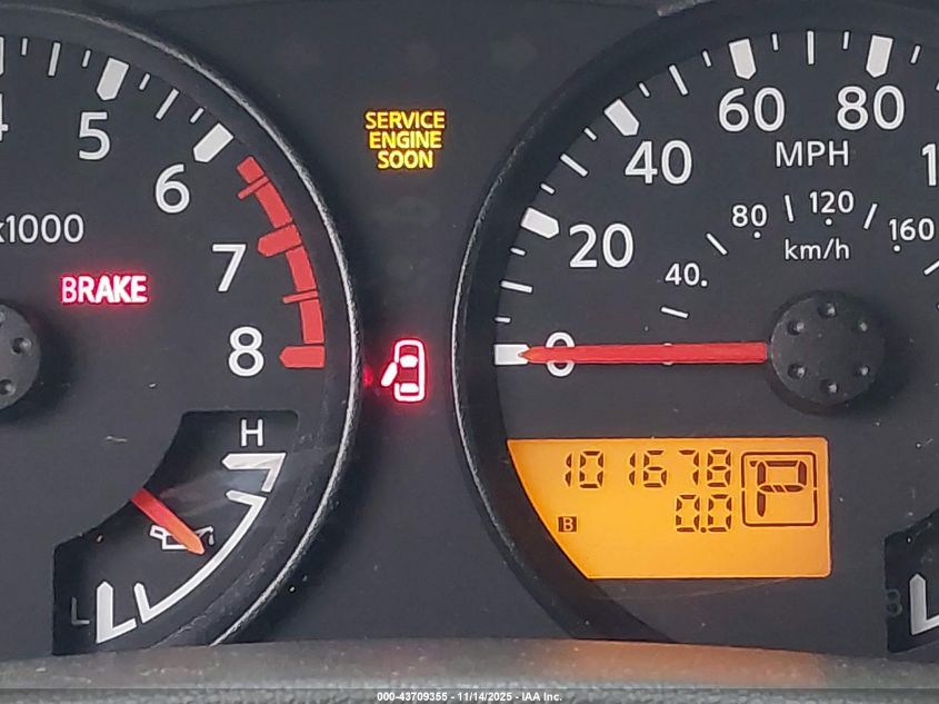 2005 Nissan Xterra S VIN: 5N1AN08U45C624785 Lot: 43709355