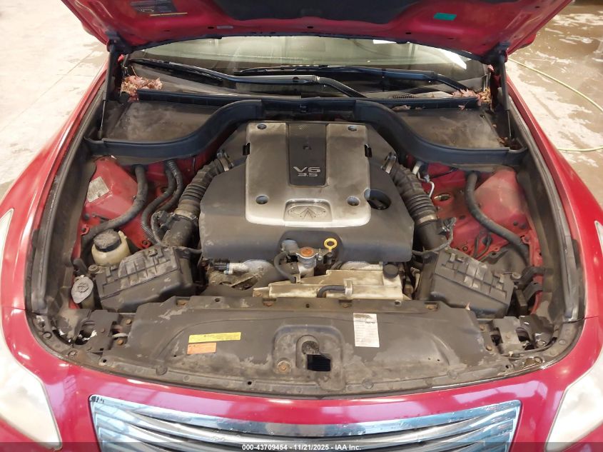 2008 Infiniti G35X VIN: JNKBV61F78M262391 Lot: 43709454