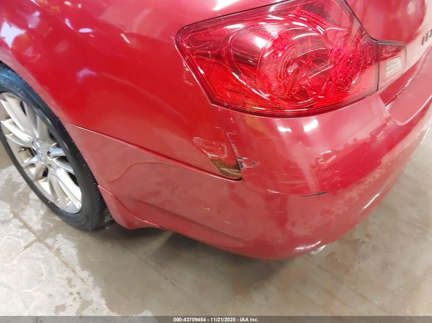 2008 Infiniti G35X VIN: JNKBV61F78M262391 Lot: 43709454