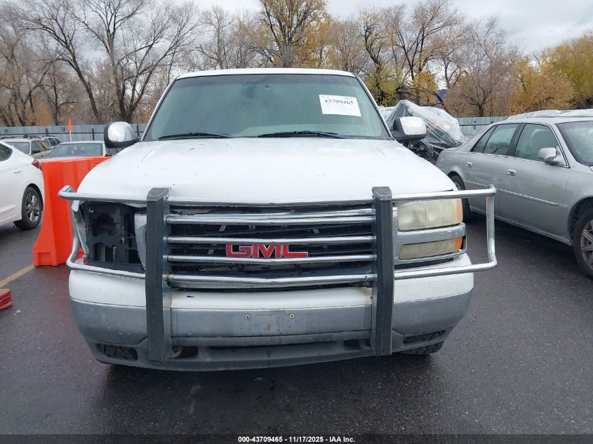 2001 GMC Sierra 1500 Sl/Sle VIN: 2GTEK19T711132925 Lot: 43709465