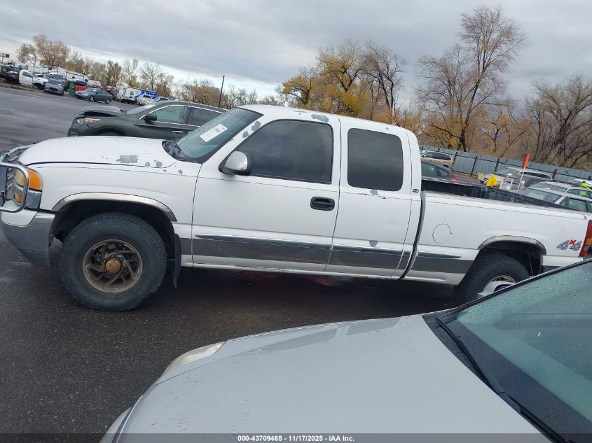 2001 GMC Sierra 1500 Sl/Sle VIN: 2GTEK19T711132925 Lot: 43709465