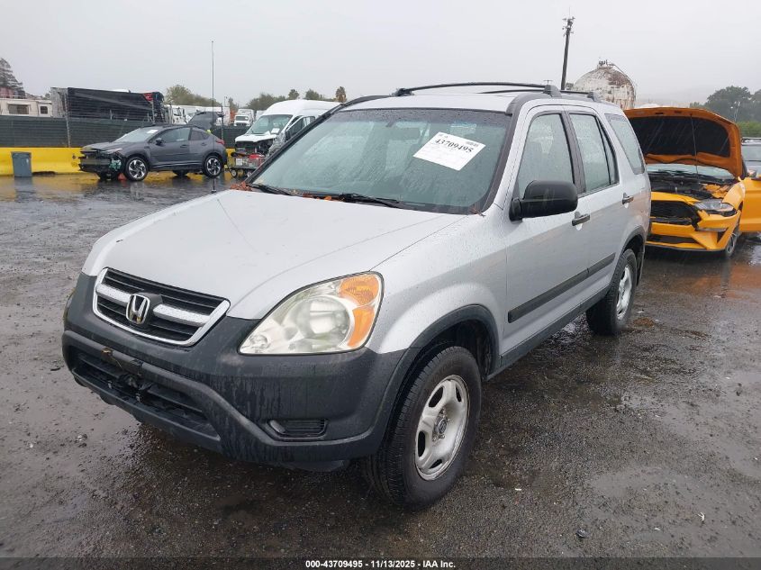 2004 Honda Cr-V Lx VIN: JHLRD78494C004132 Lot: 43709495