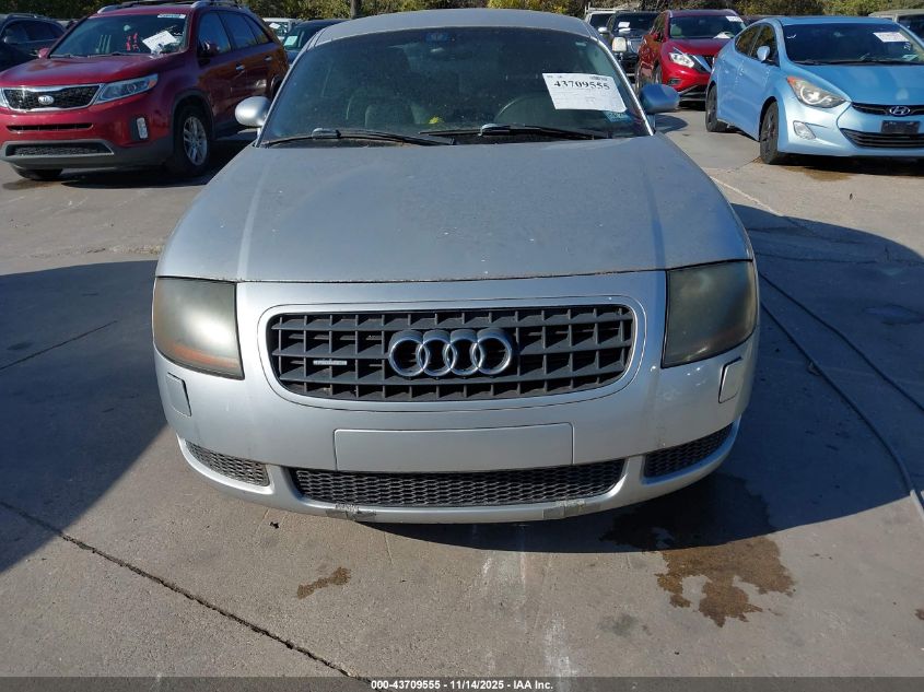 2003 Audi Tt 1.8L VIN: TRUWT28NX31002016 Lot: 43709555