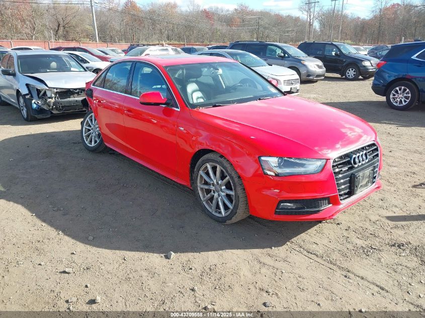 2016 AUDI A4 2.0T PREMIUM - WAUFFAFL8GN011063
