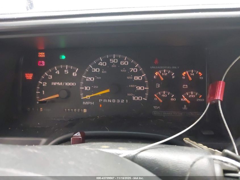 1999 Chevrolet Suburban 1500 Lt VIN: 1GNFK16R0XJ338039 Lot: 43709567