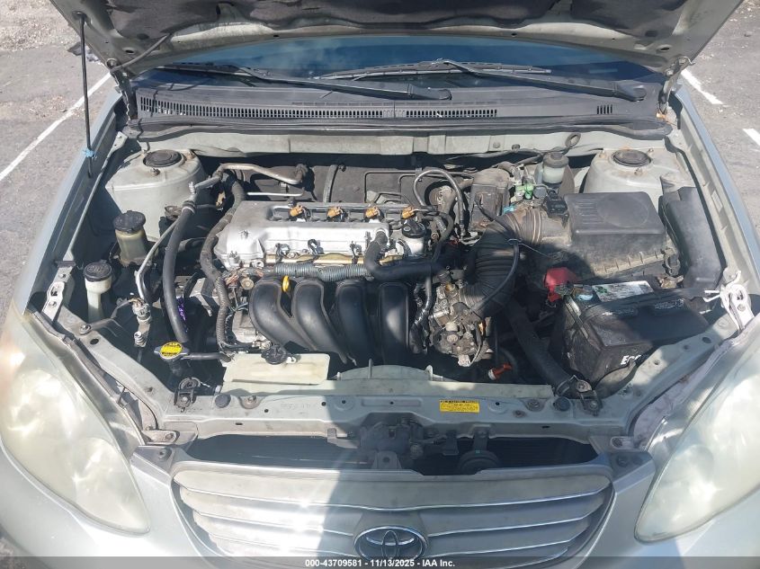 2003 Toyota Corolla S VIN: 1NXBR32E43Z104217 Lot: 43709581