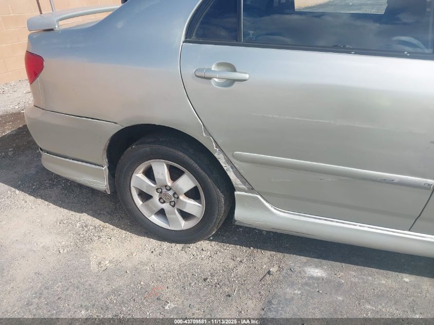 2003 Toyota Corolla S VIN: 1NXBR32E43Z104217 Lot: 43709581