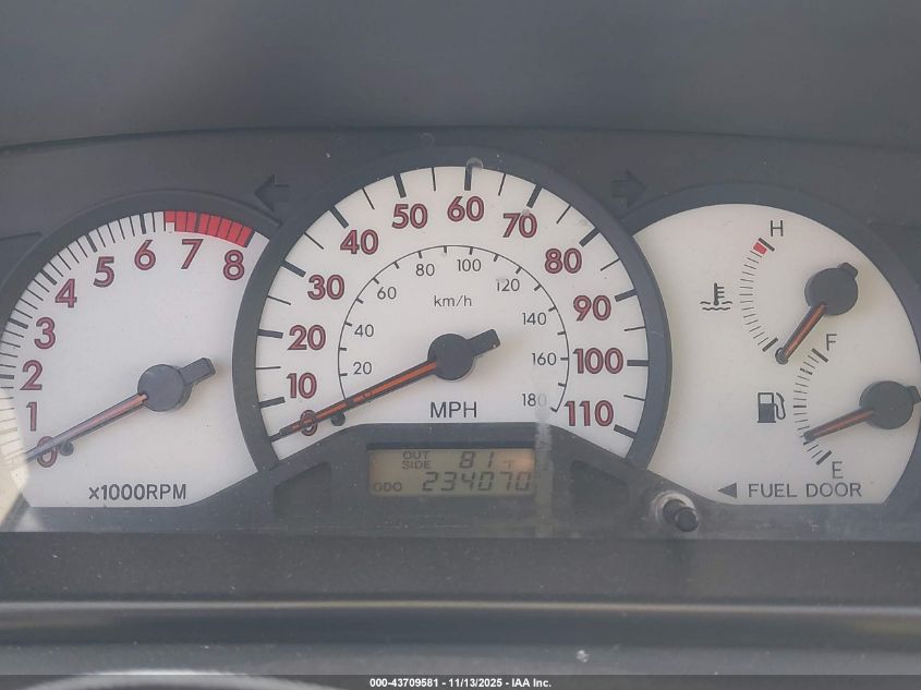 2003 Toyota Corolla S VIN: 1NXBR32E43Z104217 Lot: 43709581