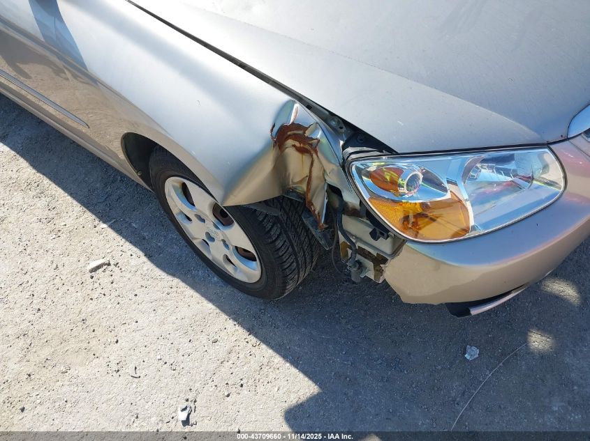 2007 Kia Spectra Ex VIN: KNAFE121X75461935 Lot: 43709660