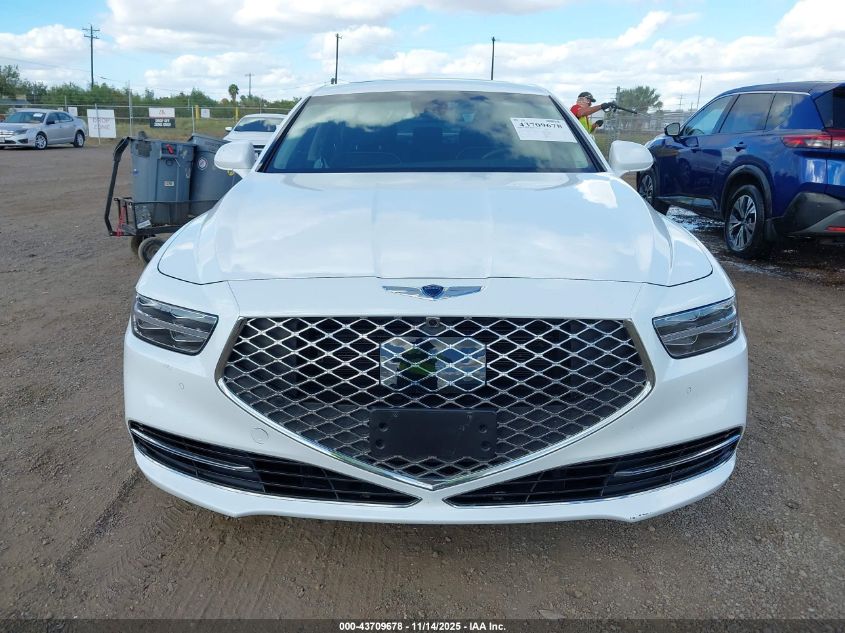 2020 Genesis G90 5.0 Ultimate Rwd VIN: KMTF54PH6LU076576 Lot: 43709678