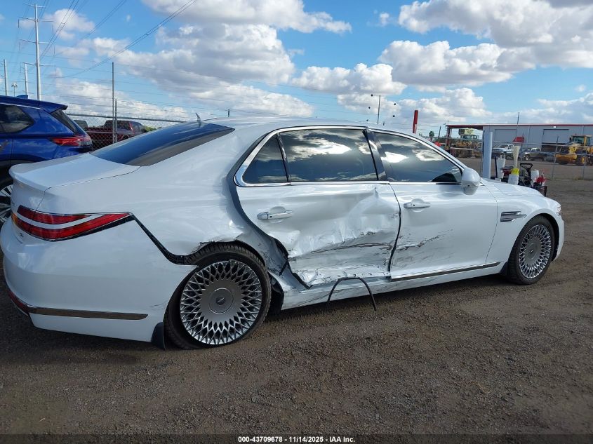 2020 Genesis G90 5.0 Ultimate Rwd VIN: KMTF54PH6LU076576 Lot: 43709678