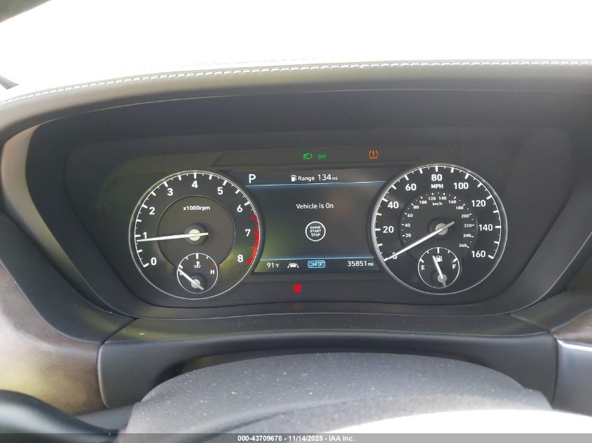 2020 Genesis G90 5.0 Ultimate Rwd VIN: KMTF54PH6LU076576 Lot: 43709678