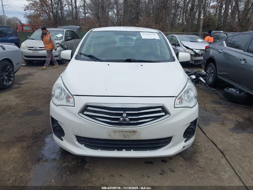 2018 Mitsubishi Mirage G4 Es VIN: ML32F3FJ5JHF11012 Lot: 43709738