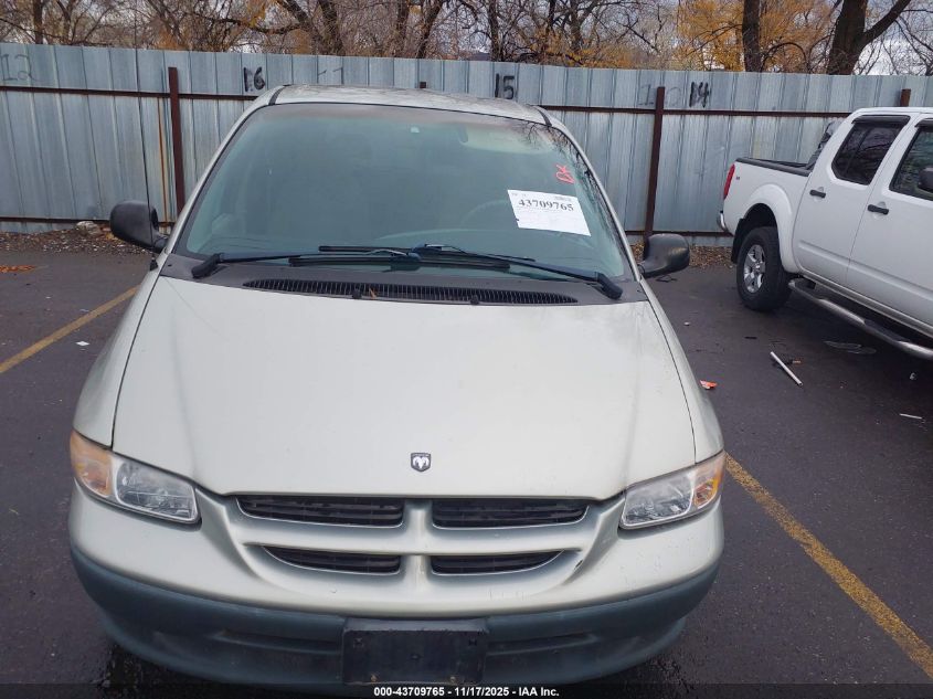 1999 Dodge Grand Caravan Se VIN: 2B4GP44G1XR269887 Lot: 43709765