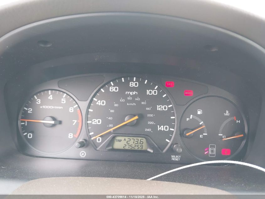 2001 Honda Accord 2.3 Ex VIN: JHMCG65881C004807 Lot: 43709814