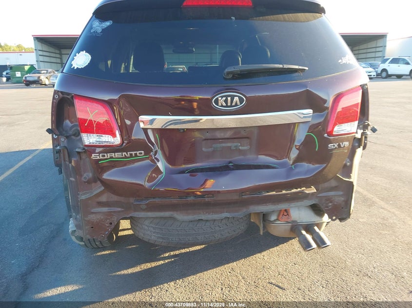 2013 Kia Sorento Sx VIN: 5XYKW4A21DG332639 Lot: 43709883