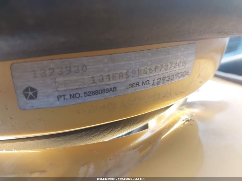 2006 Jeep Wrangler Rubicon VIN: 1J4FA69S66P737308 Lot: 43709908