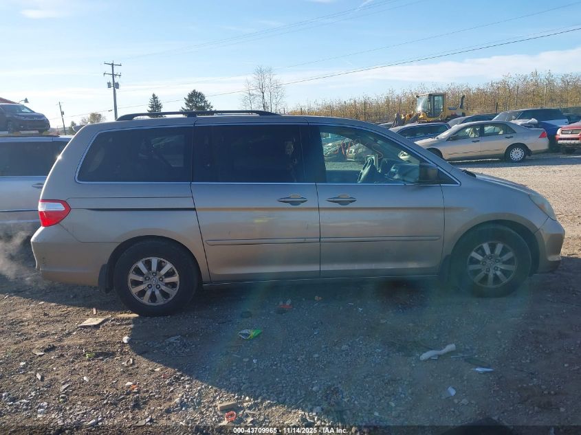 2006 Honda Odyssey Touring VIN: 5FNRL38886B025152 Lot: 43709965