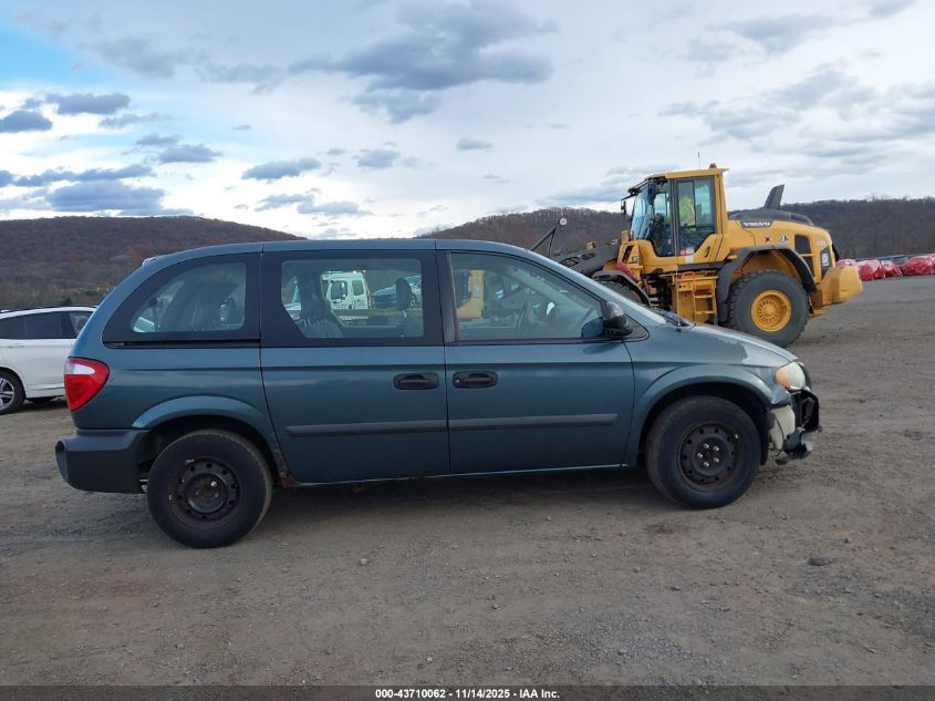 2006 Dodge Caravan Se VIN: 1D4GP25R96B668960 Lot: 43710062