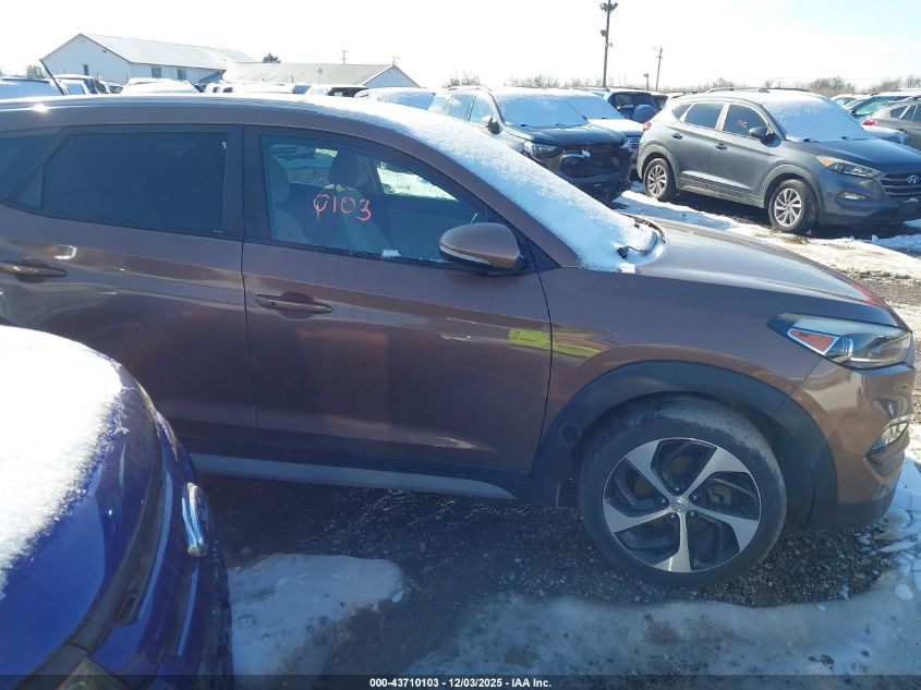 2017 Hyundai Tucson Sport VIN: KM8J3CA27HU393606 Lot: 43710103