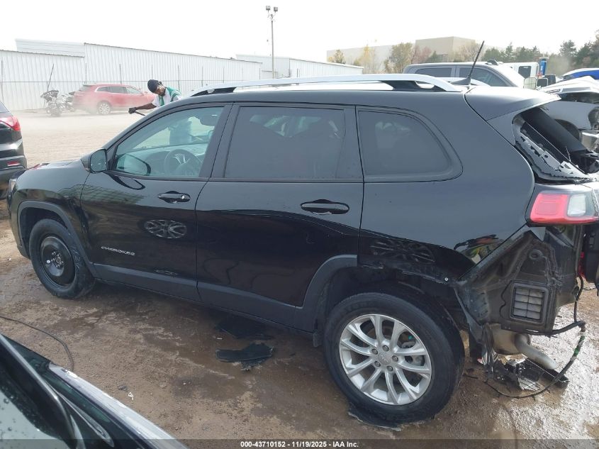 2021 Jeep Cherokee Latitude Fwd VIN: 1C4PJLCB2MD144254 Lot: 43710152