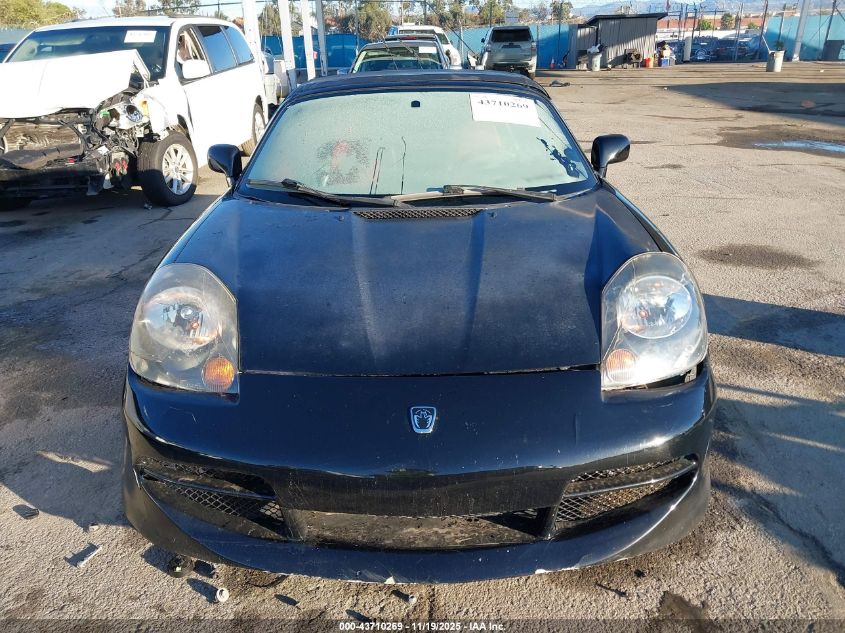 2002 Toyota Mr2 Spyder VIN: JTDFR320220051534 Lot: 43710269