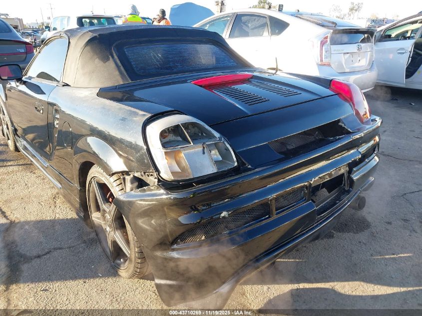 2002 Toyota Mr2 Spyder VIN: JTDFR320220051534 Lot: 43710269