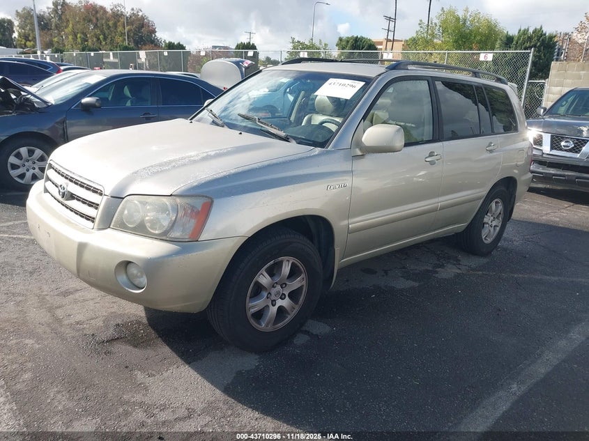JTEGF21A320030172 2002 TOYOTA HIGHLANDER photo no. 2