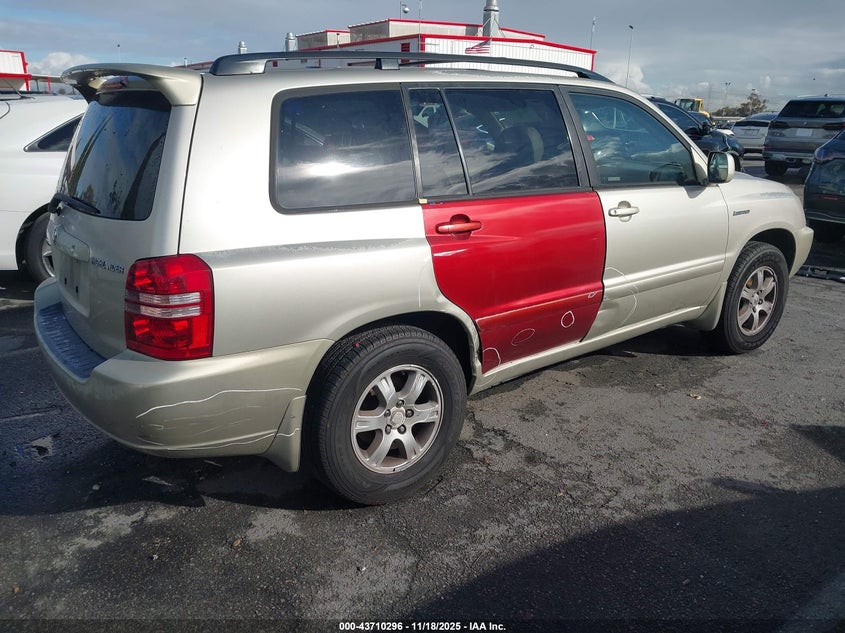 JTEGF21A320030172 2002 TOYOTA HIGHLANDER photo no. 4
